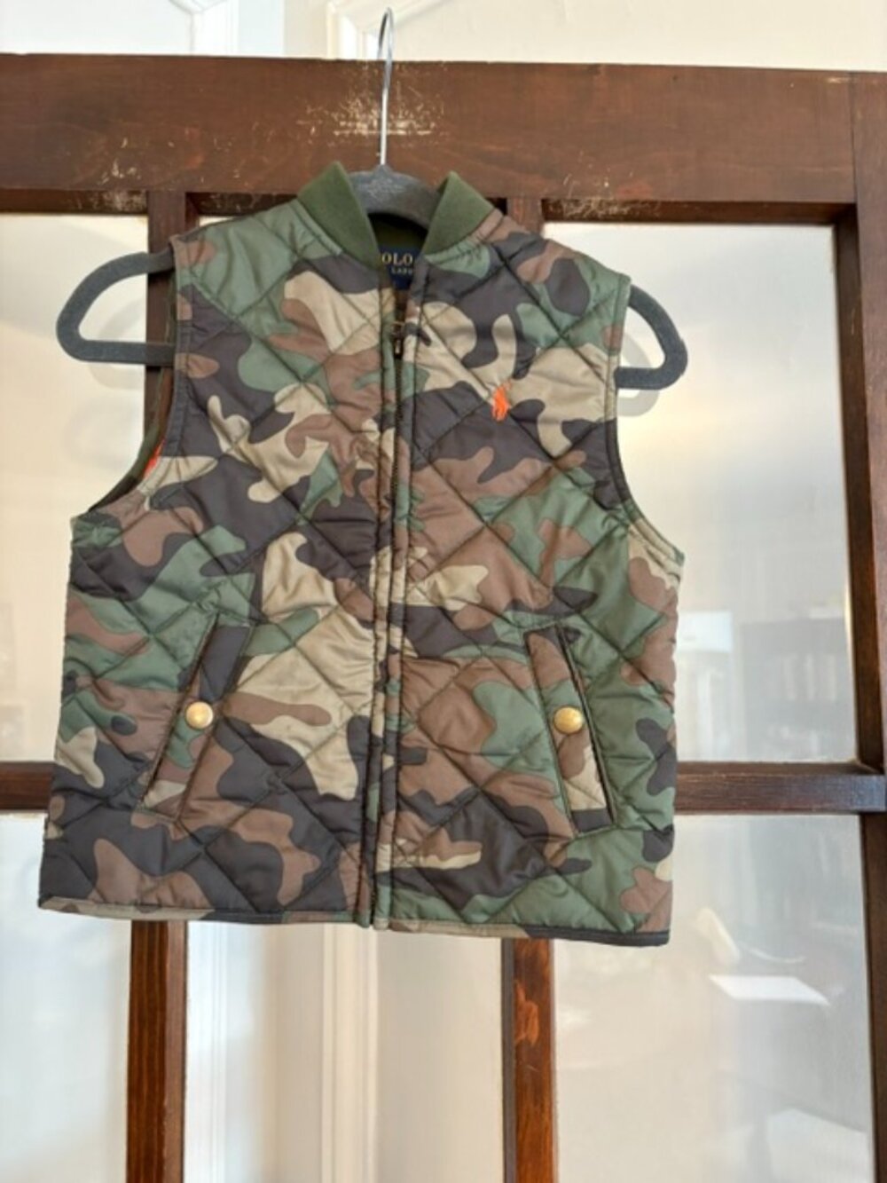 Polo Ralph Lauren Camo Print Vest, Size 3/3T